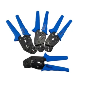 0.25-2.5mm 4 Jaw Crimping Pliers Kit for Self Crimping Hand Pliers Electrical Wire Terminals Crimper Hand Tool for Connectors