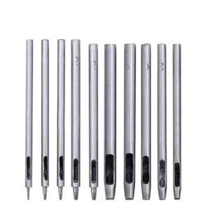 0.5-5MM 10 Piece Hollow Punch Tool Set
