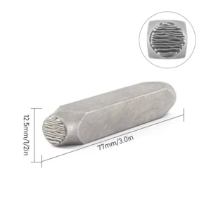 1 2inch 12 Types Steel Stamp Punches Gold and Silver Ring Bracelet Graphic Pattern Logo Tool Steel Stamping Punch Flower Chisels