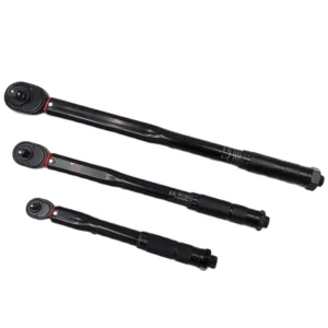 1 4 1 2 3 8 Inch Drive Click Type Adjustable Vehicle Preset Torque Wrench Set