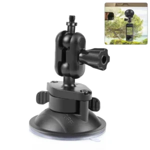 1/4 Inch Magic Arm Car Suction Cup Mount for DJI Gopro Insta360 Action Camera Mount