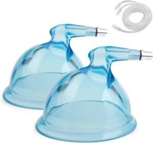 1 Pair 19 cm Buttock Suction Cups With Y Type Hose for Brazilian Vacuum Butt Lift and ButtLift Colombian Vacuumtherapy