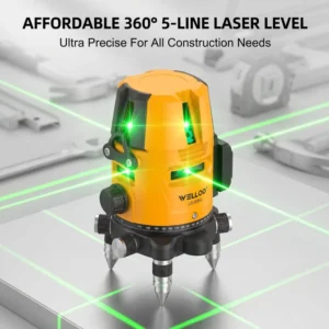1.5 Green Lines Laser Level High Precision Line Laser Level Battery powered Laser Level