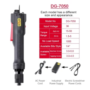 1.5~5 N.m Industrial Automatic Electric Screwdrivers Industrial Precision Electric Screwdriver