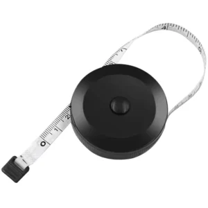 1.5m Black Soft Measuring Tape Body Tailor Tape Ruler Measure Fabric Double Scale Mini Sewing Retractable Tool Measurement Tape