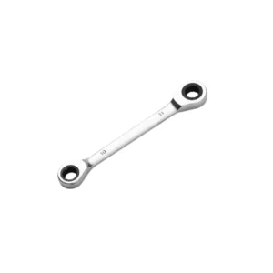 10-11mm Double End Ratchet Wrench 72 Teeth Chrome Vanadium Steel Industrial Grade Rounded Opening Labor-Saving Design Model