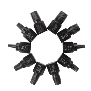10 PCS Damaged Bolt Nut Screw Remover Extractor Removal Threading Tools