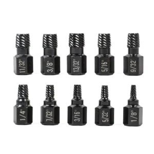 10 Piece Efficient Hexagonal Bolt Removal Tool Set Convenient Screw Remover Product