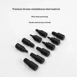 10-Piece Inch Hexagon Socket Screw Nut Remover Set for Broken Head and Bolt Removal Tool
