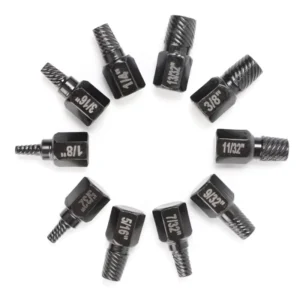 10 Piece Laboratory Clamps Set Screw Nut Extractor Damaged Screw Extractor Broken Head Screw Hex Socket Bolt Removal Tool
