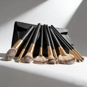 10 Piece Professional Synthetic Hair Makeup Brush Set Eye Foundation Brushes for Face