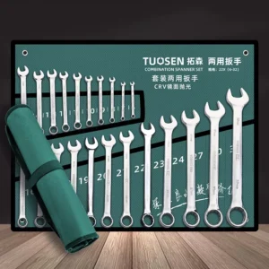 10 Piece Set 8 24 Combination CRV Steel Alloy Ratchet Wrench Metric DIY Industrial Ring Spanner Chrome Finish Customizable OEM