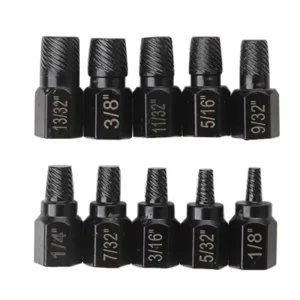 10 Pieces of Broken Screw Extractor Broken Screw Hexagon Bolt Removal Tool