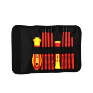 10 in 1 Electrician’s Insulated Screwdriver Set with Magnetic Multi-Functional Electrical Repair Tool Kit
