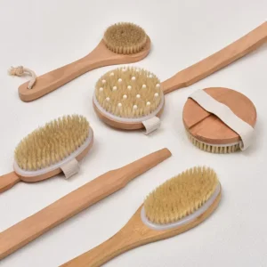 100% Natural Body Brush Boar Bristle Bath Brush