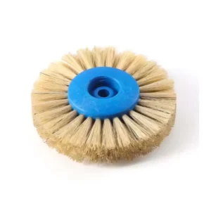 100% Nature White Bristle 80mm Dia Dental Laboratory Polishing Brushes