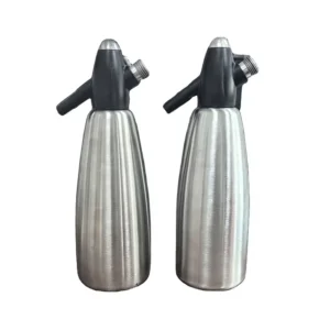 1000ml 304 Stainless Steel Soda Siphon Manual Homemade Sparkling Water Carbonated Drink Maker for CO2 Charging Dessert Tools