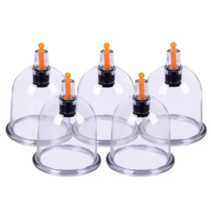 100PCS/BOX Plastic AS Wet Hijama Cupping Cups Massage Suction Therapy Tool Vacuum Cupping Se