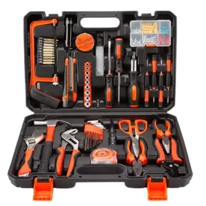 102PCS General Purpose Household Hand Tool Kits Home Used Tool Sets With Portable Blow Molded Case
