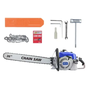 105CC Chainsaw 36 Inch Chain Gasoline Wood Cutting Chainsaw Machine