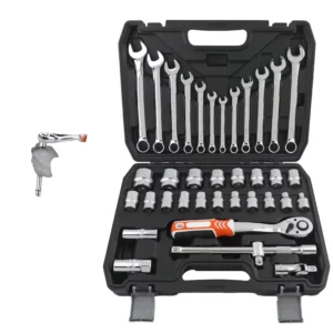 108 Pcs Multi Function Multi Specification Hand Industrial Use Screwdriver Tool Kit OEM Ratchet Set 001 Hard Case Pickaxe Cutter