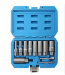 11 PCS Spiral Type Deep Bolt Extractor Bolt Remover Set