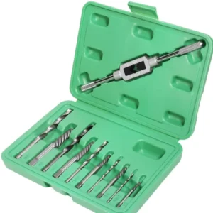 11 Pieces Damaged Screw Extractor Broken Stud Remover Bolt Extractor Set Coarse Thread Screw Extractor Kit