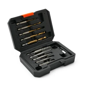 11pc Screw Extractor Set Drill Bit Set Removal Easy Out Broken Bolt Alloy Steel Screw Extractor