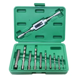 11pcs Screw Extractor Broken Bolt Remover Drill with High Hardness Machine Repair 3MM 10MM Head with Holder Repair Tool Kit