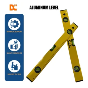 12″ 18″ 24″ Industrial Grade Aluminum Alloy Magnetic Laser Spirit Level Ruler Dumpy Level Survey Instrument + 10MM Accuracy