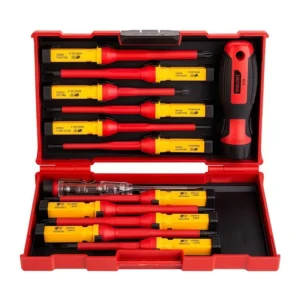 12 Piece Quick Change Insulated Screwdriver Set High Safety Durable Tools for Electrical and Precision Repairs