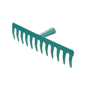 12 Teeth Metal Garden Hand Tools Rake Head without Handle