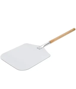 12″x14″ Pizza Peel with Wooden Handle Pizza Shovel Aluminum Spade for Baking Homemade Pizza Bread Oven Kitchen Baking Tools