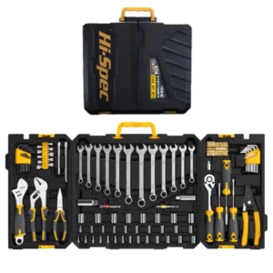 124pcs CR V Metric Socket Other Hand Tool Set Imperial Wrench Vehicle Maintenance Toolkit with Hard Case From China