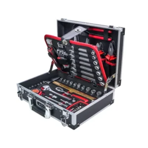 125-Piece Tool Set for Mechanics Durable Manual Wrenches and Sockets for Car Fixes and Home Workshops