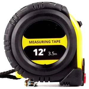 12FT Heavy Duty Tape Measure with Magnetic Hook Dual Sided Easy Read Ruler Retractable for Construction Sewing DIY