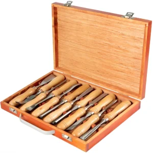12PCS Wood Carving Hand Chisel Set Lathe Knife DIY Turning Woodworking Professional Gouges Woodcraft Carpentry Tools
