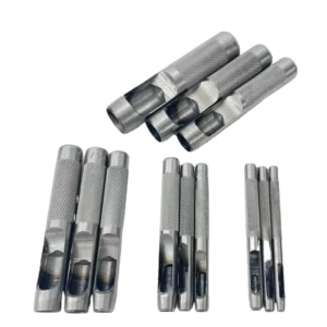 12Pc Hollow Hole Punch Tool Sets for DIY Leather Hand Tools Punch