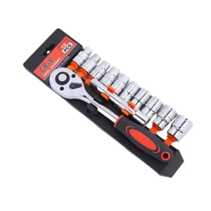 12pcs 1 4 Set Multi Functional Auto Repair Tool Ratchet Fast Sleeve Wrench Car Tool Hardware Box Combination