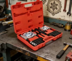 12pcs Bearing Separator Puller Kit External Bearing Puller Gear Puller Set Removal Tool Kit