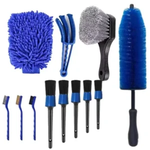 12pcs Power Scrubber Brush Set Flexible Roller Drill for Car & Industrial Cleaning