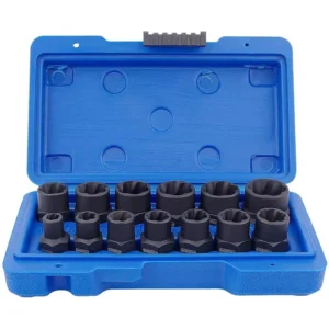 13 Piece Nut Extractor Socket Impact Bolt Nut Screw Remover Tool Set Socket Wrench