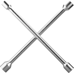 14 Inch Universal Heavy Duty Lug Wrench 4 Way Tire Iron Wrench