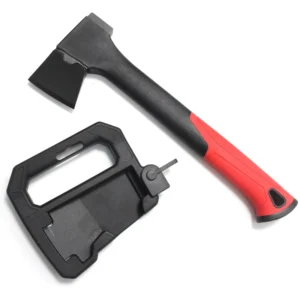 14 Overall Length Carbon Steel Spray Painting Blade Ax Survival Hatchet Bushcraft Axe with Sheath