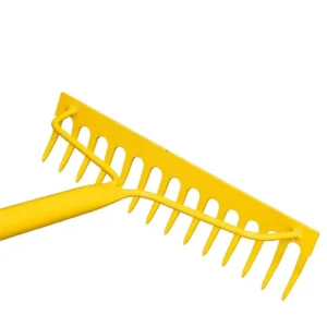 14 tooth 1m Steel Tube Eight Shaped Rake for Garden Agricultural Use Vegetable Planting Soil Raking Gathering Clearing