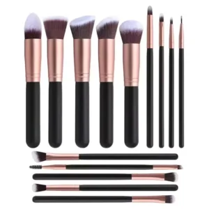 14Pcs Makeup Brushes Full Set High Quality Professional Beauty Kit for Women Makeup Eye Mascara Brush Set Custom Logo