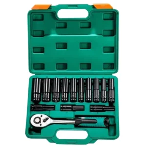 14pcs 1/2″ Hex Key Wrench Ratchet Set Hand Tools Impact Drill Socket Kit Extended Wrench Hexagon Impact Socket Ratchet Wrench