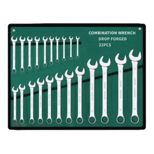 15 Piece Dual Purpose Plum Open Ended Wrench Set Hand Power Auto Repair Tool Canvas Bag Dual Purpose Plum Open Ended Wrench Suit