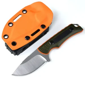 15017 G10 Handle Fixed Blade Knife Full Tang Outdoor Camping Tactical Hunting Knives with K Sheath