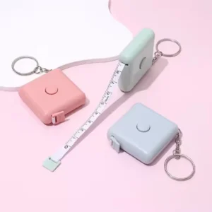 150cm 60 Inch Body Measuring Tape Automatic Telescopic Tape Measuring Ruler Film Body Metric Centimeter Soft Tape